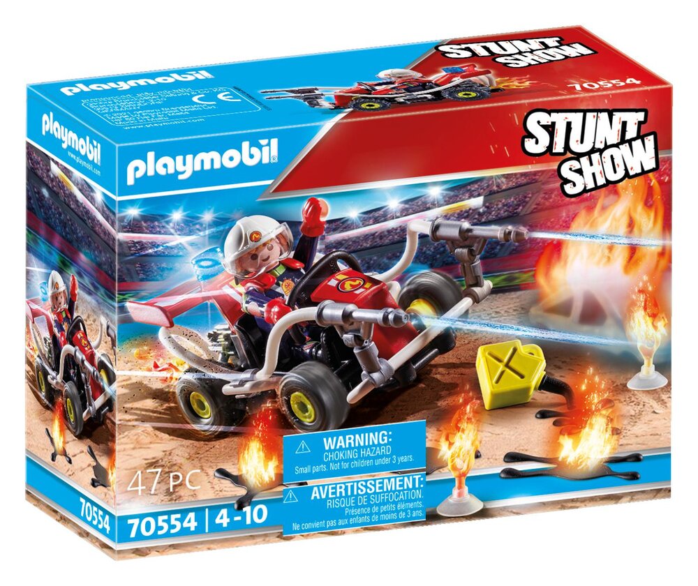 PLAYMOBIL Stuntshow „Feuerwehrkart“