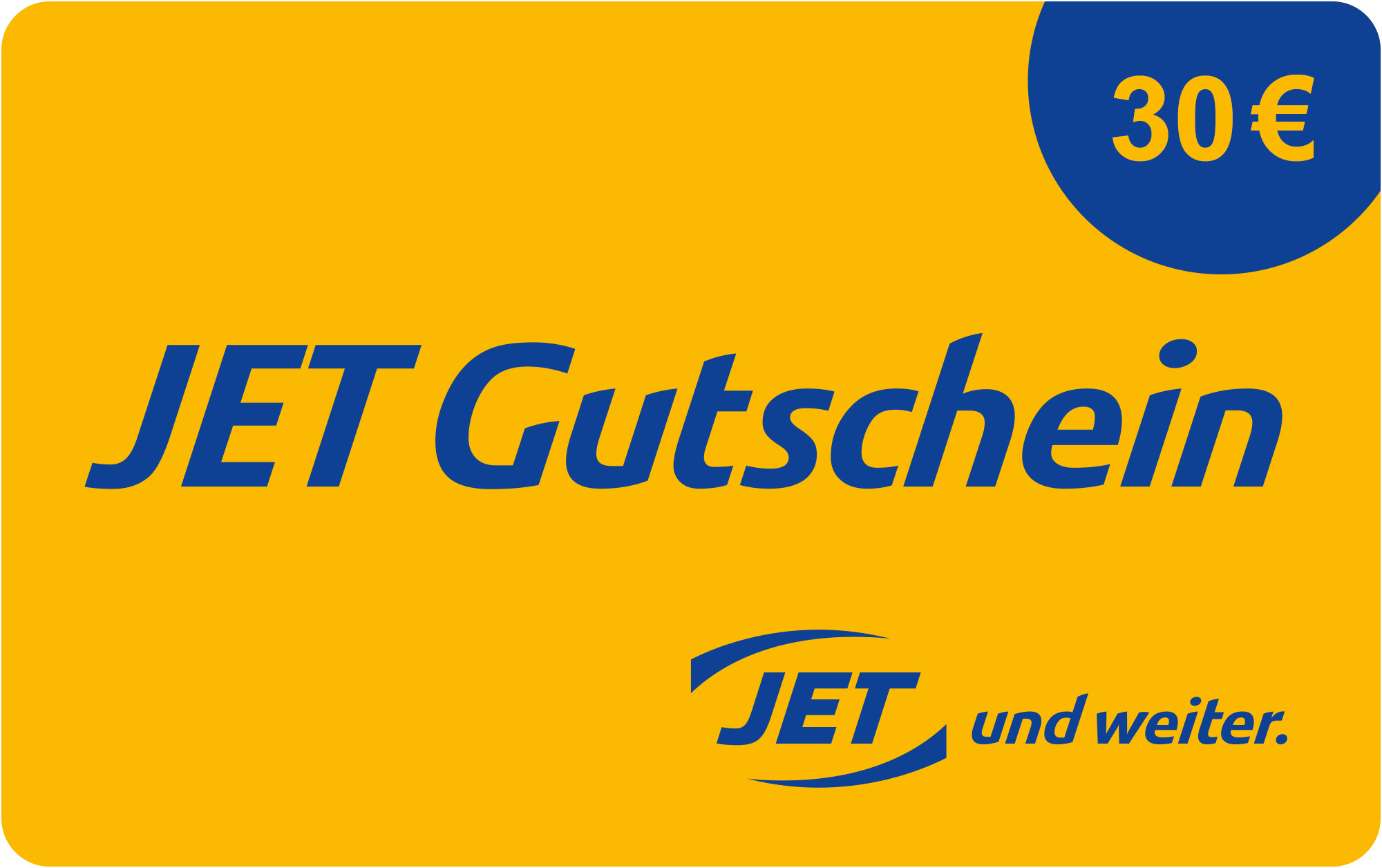 30,– € JET-Gutschein