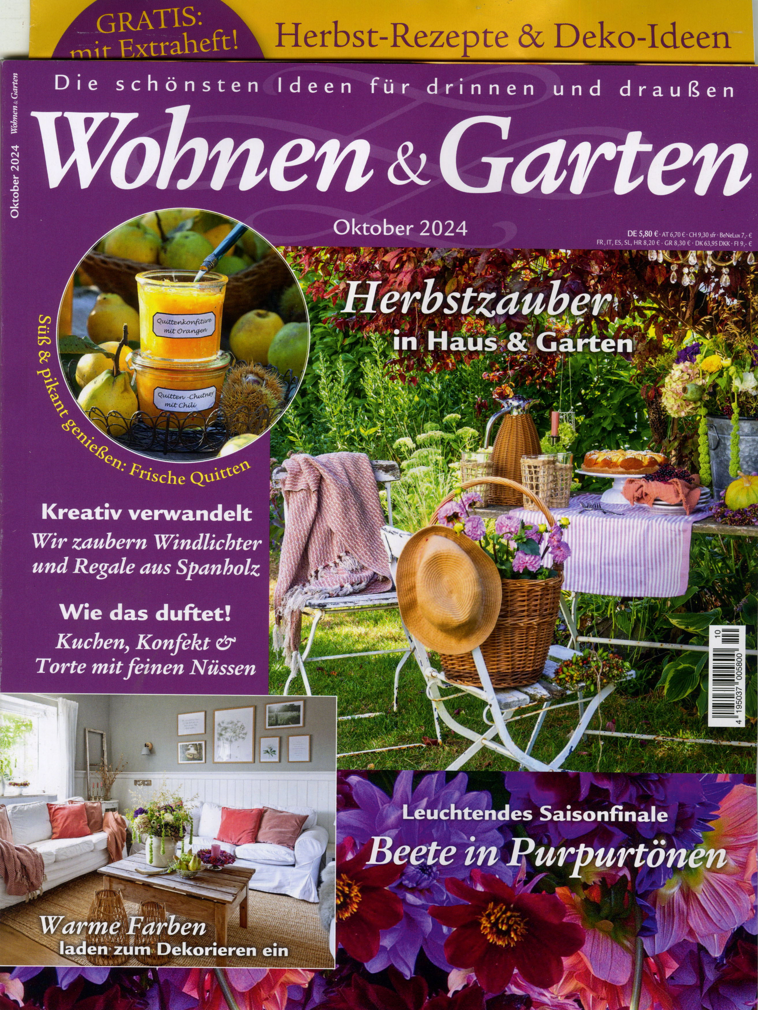 Wohnen & Garten -Halbjahresabo als Geschenk